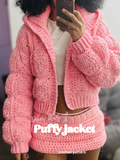 Pink bomber jacket pattern