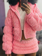 Pink bomber jacket pattern